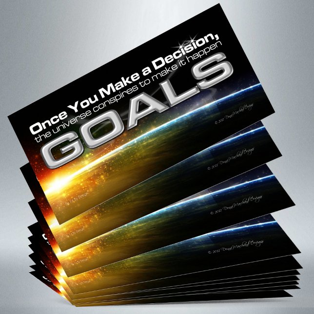 Ziellokarte Visitenkarte (Goals Business cards for coaching.)