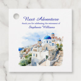 Zielort Griechenland Insel Party für das Ruhestand Geschenkanhänger