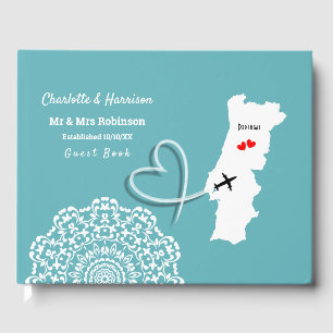 Zielort Portugal Hochzeit Gästebuch