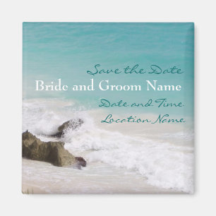 Zielort Save the Date Magnet