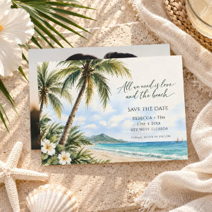 Zielort Strandhochzeit Foto Save The Date