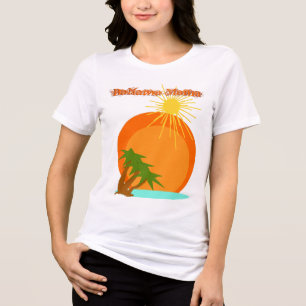 Zielort T-Shirt - Bahama Mama Tri-Blend Shirt