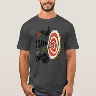 Zielpfeil und Bogen Sport Schütze Freunde Vintage T-Shirt
