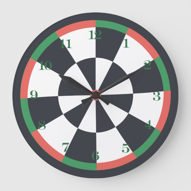 Zielplatine mit großer Uhr (Vorderseite)