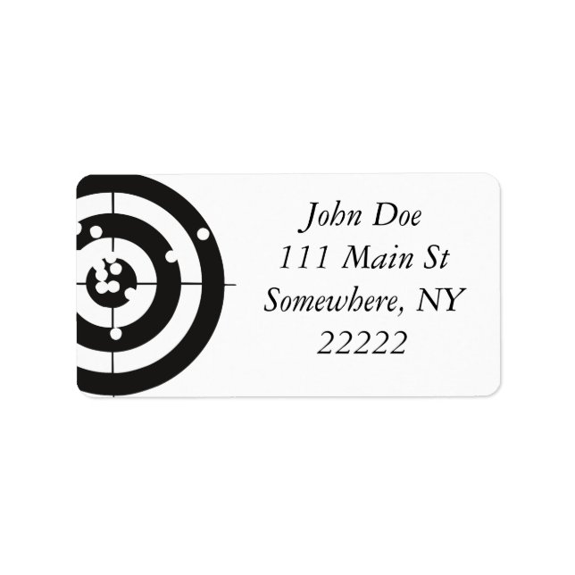 Zielpraxis Adressaufkleber (Vorne)