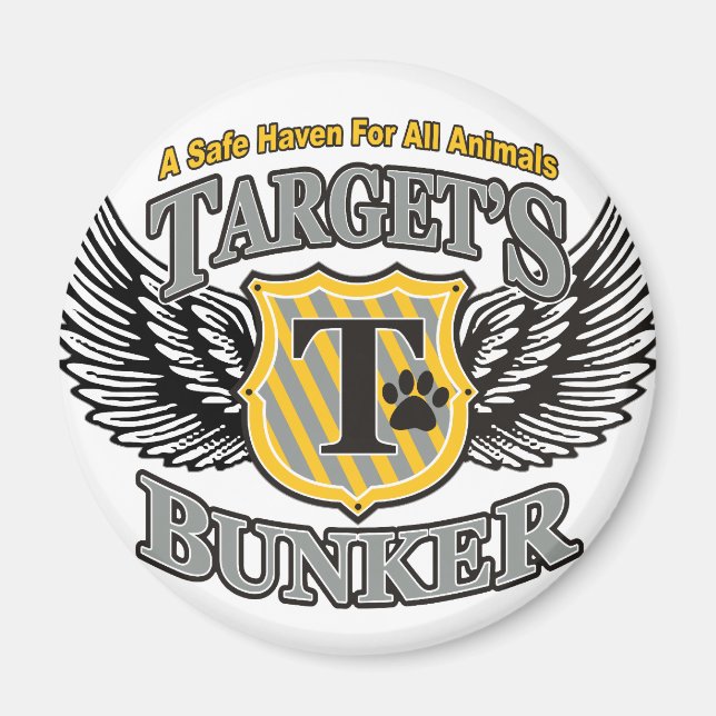 Ziel's_Bunker_Gold_Logo Magnet (Vorne)