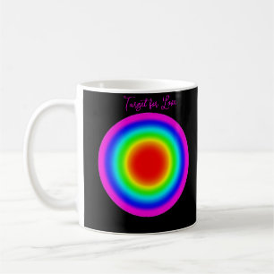 Zielscheibe für Liebe – Pride-Kunst Kaffeetasse