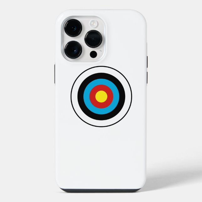 Zielscheiben-Design iPhone Hülle (Rückseite)