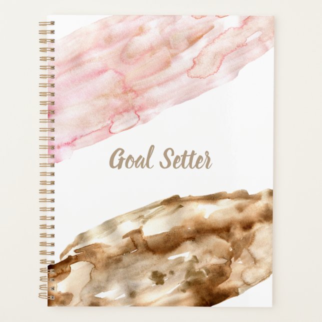 Zielsetzung: Ein Produktivitätsplaner Planer (Vorderseite)