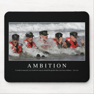 Zielsetzung: Inspiration Zitat Mousepad