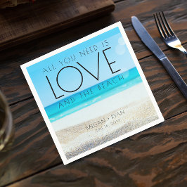 Zielstrandhochzeit Serviette