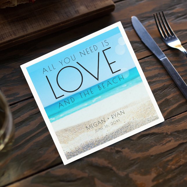 Zielstrandhochzeit Serviette (Von Creator hochgeladen)