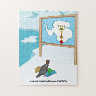 Zieltaube GPS-Funktionsstörungs-Puzzle Puzzle