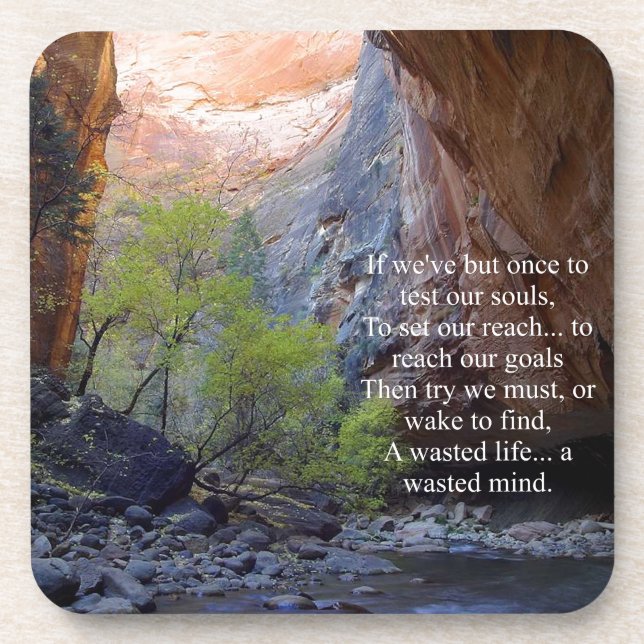 Zielvorgaben Inspiration Getränkeuntersetzer (Vorderseite)