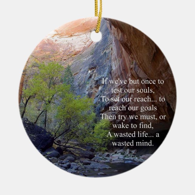 Zielvorgaben Inspiration Keramik Ornament (Vorne)