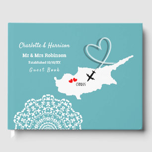 Zielzyprische Hochzeit Gästebuch