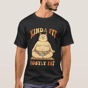 Ziemlich Fit Meistens Fett Lustige Gym Übung Sarka T-Shirt