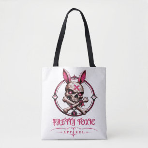 Ziemlich giftiger Totenkopf-Hase Damen Pastel Goth