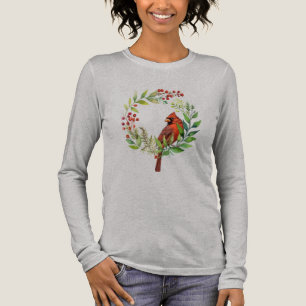 Ziemlich klassischer Kardinalroter Vogel Tri-Blend Shirt