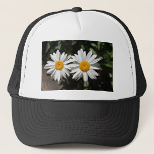 Ziemlich reine weiße Gänseblümchen-Blüten Truckerkappe