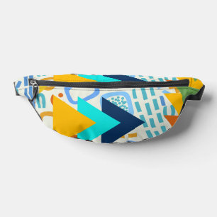Ziemlich retro 70er Jahre abstrakte Kunstwerke in Bauchtasche