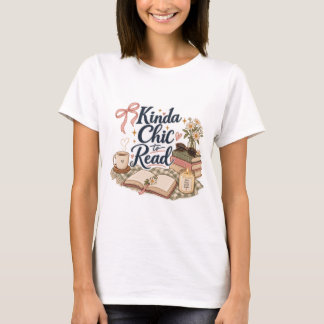Ziemlich schick zum Lesen Buchliebhaber-Ästhetik | T-Shirt