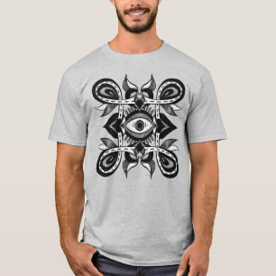Zierauge - Weidcore Botanischer Tattoo-Stil T-Shirt