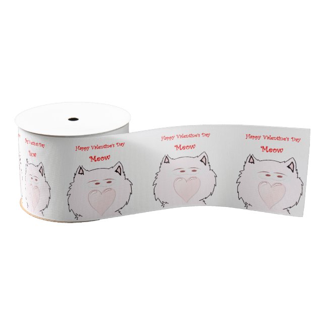 Zierband Kinder Katzen Ripsband (Spule)