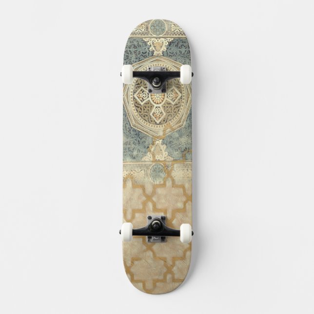 Zierband mit Verziert geometrischer Gestaltung Skateboard (Vorderseite)