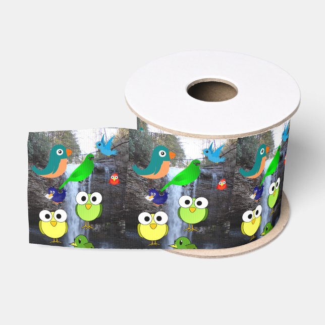 Zierbandvögel Ripsband (Spule)