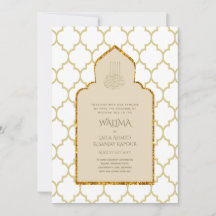 Zierbilingual WALIMA Nikah Muslime Hochzeit