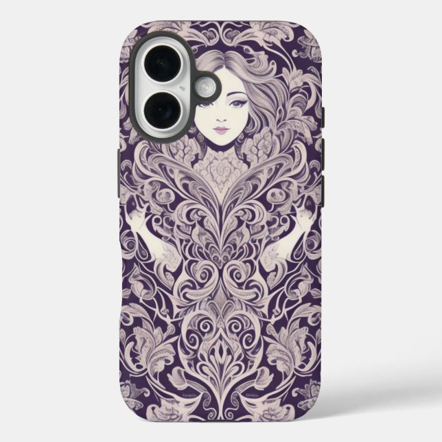 Zierblumen, Abstrakt Case-Mate iPhone Hülle (Rückseite)