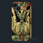 Zierblumendesign an schwarzen Grenzen Case-Mate iPhone Hülle<br><div class="desc">Ein Ziergemälde mit einem ansprechenden Blumendesign, umgeben von schwarzen Rändern. Die Farben Grün und Rot springen dank des schwarzen Hintergrunds vom Druck ab. Wie wunderbar würde das an deiner Wand aussehen? Kaufen Sie es und erfahren Sie es!</div>