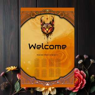 Ziereleganz: Ein Portrait einer Katze. Poster