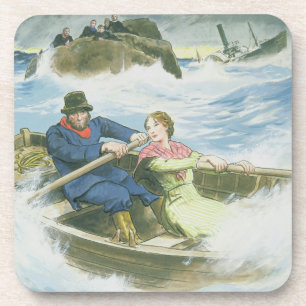 Zieren Sie Liebling (1815-41) und ihren Vater, der Untersetzer