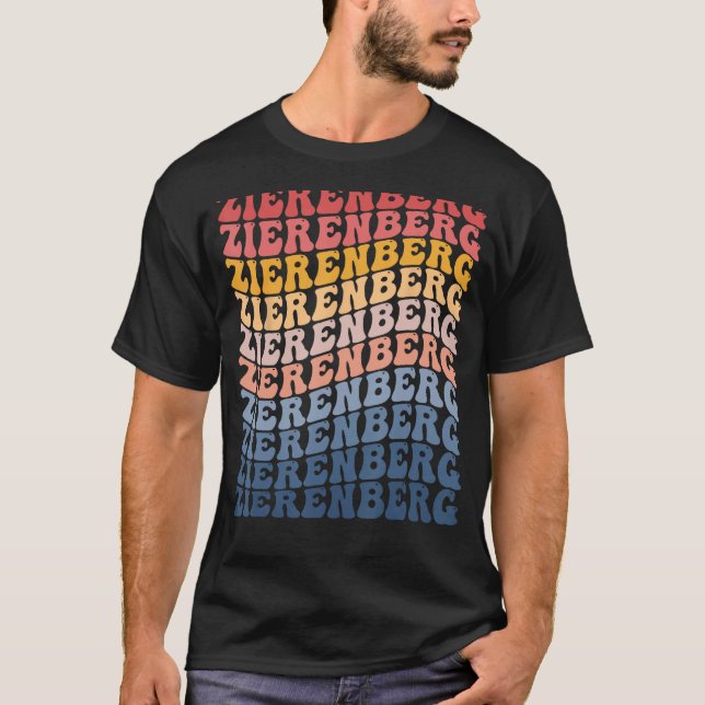 Zierenberg City Groovy Retro T-Shirt (Vorderseite)