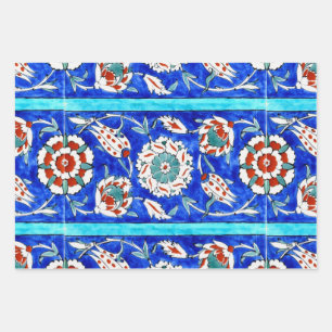 Zierfliesen Geschenkpapier Set