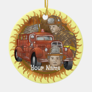 Ziergegenstände für Feuerwehrleute Keramik Ornament