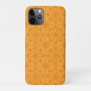 Ziergelbe Mandala geometrisches Muster Case-Mate iPhone Hülle