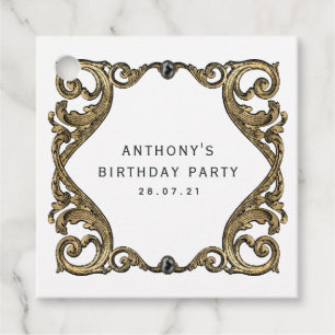 Ziergotik Vintag Geschenkanhänger