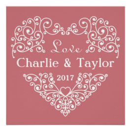 Zierheft-individuelles Textposter Poster