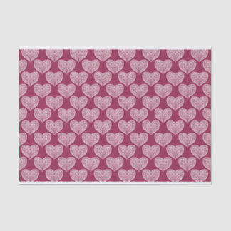Zierherz in Burgund Tissue Seidenpapier