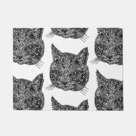 Zierkatze Fußmatte