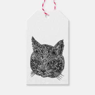 Zierkatze Geschenkanhänger