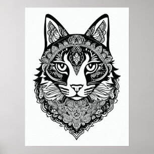 Zierkatze Poster