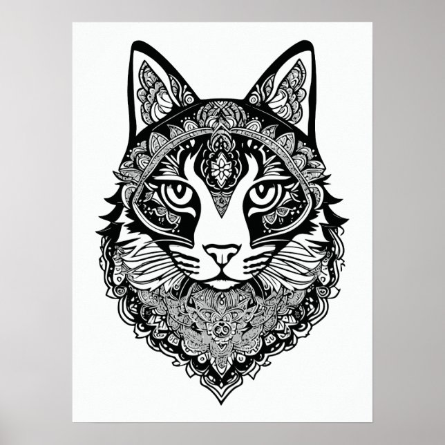 Zierkatze Poster (Vorne)