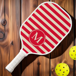 Zierkraut aus der Mitte des Jahrhunderts, rosa Mon Pickleball Schläger