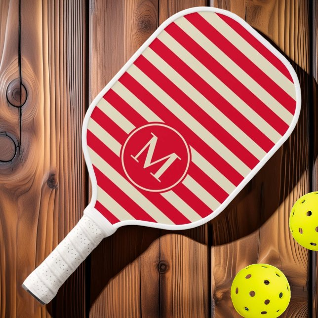 Zierkraut aus der Mitte des Jahrhunderts, rosa Mon Pickleball Schläger (Von Creator hochgeladen)