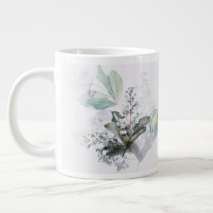 Zierliche Blumenvase-Tasse mit schönem Zitat Jumbo-Tasse