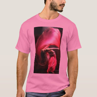 Zierliche Jamilla rosa doppelte vels T-Shirt